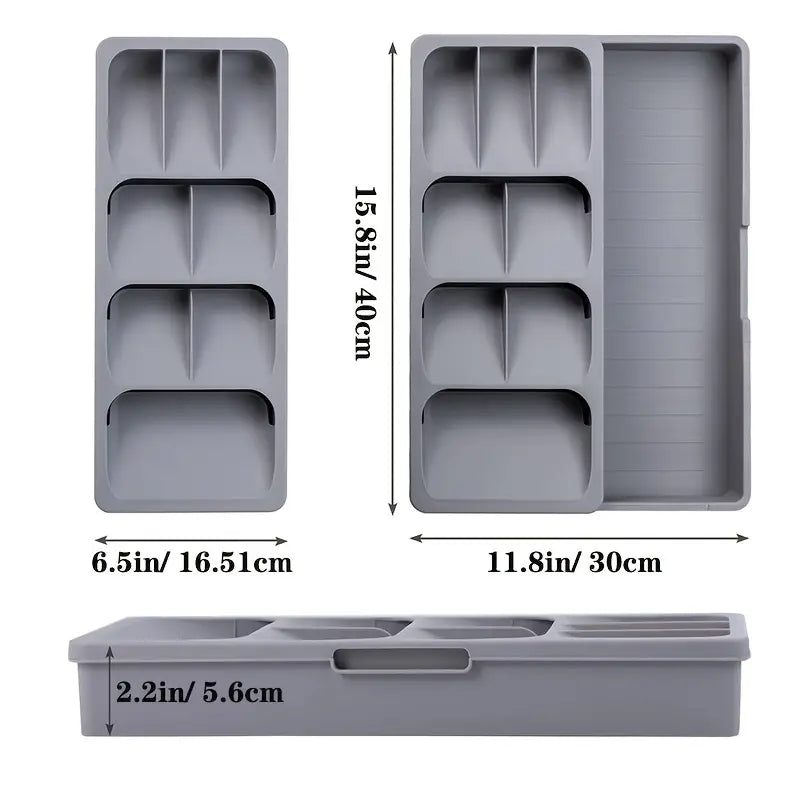 Expandable Silverware Organizer for Kitchen Drawer